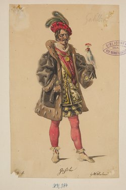 Wilhelm Tell, Titel der Serie: Figurinen des k.k. Hof-Burgtheaters
