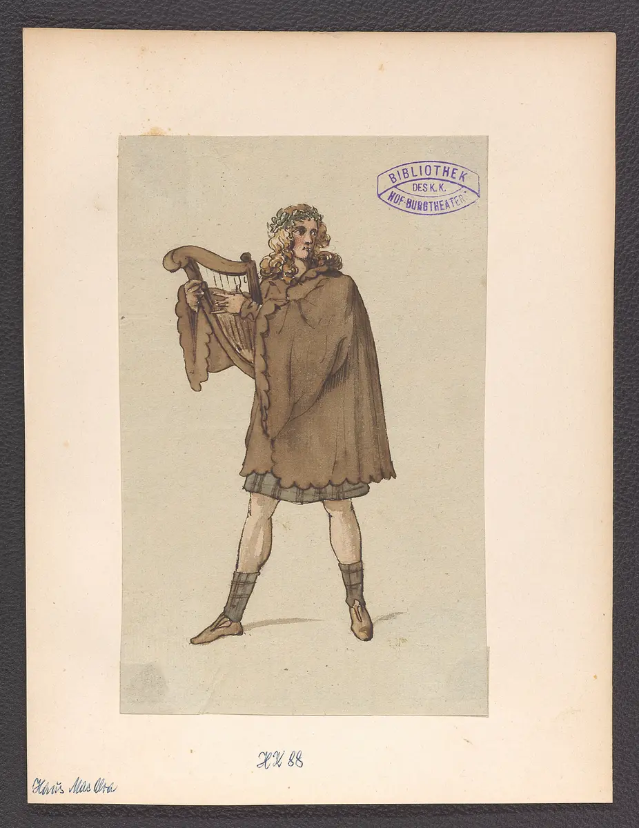 Das Haus Mac Alva, Titel der Serie: Figurinen des k.k. Hof-Burgtheaters