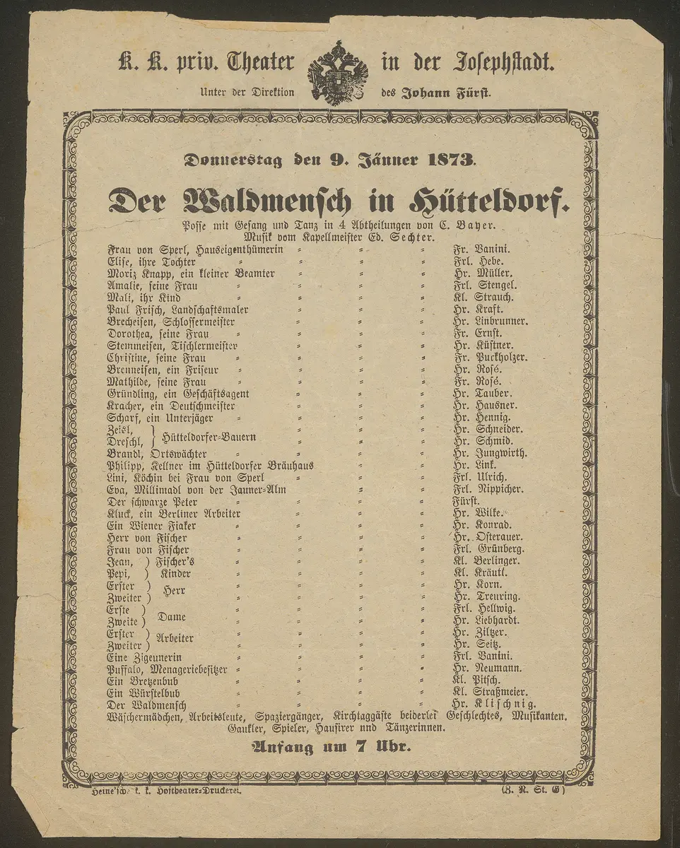 Der Waldmensch in Hütteldorf