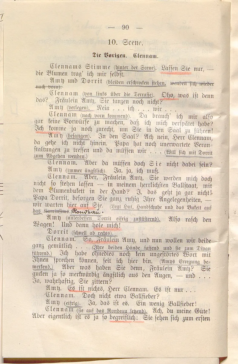 Klein Dorrit. Lustspiel in drei Akten