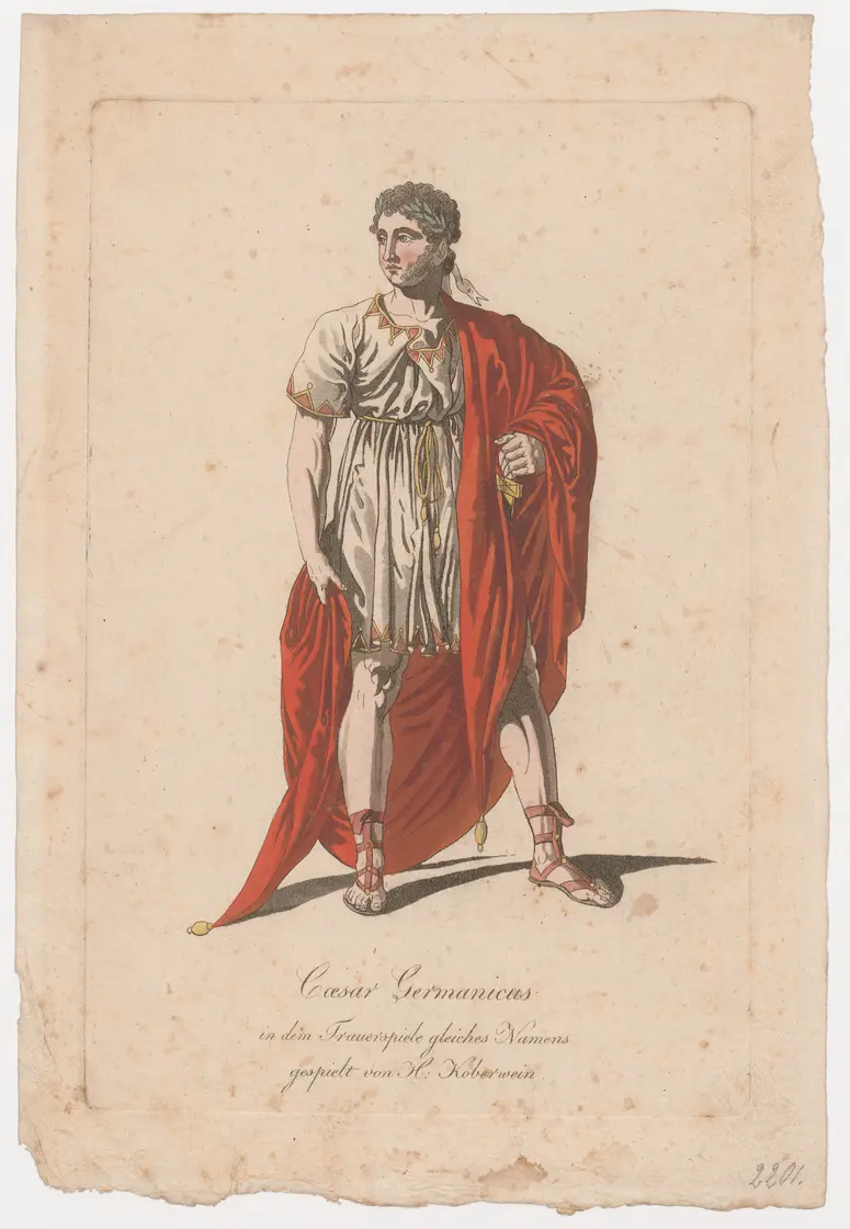 Josef Koberwein, Verweis auf Stücktitel: Germanicus