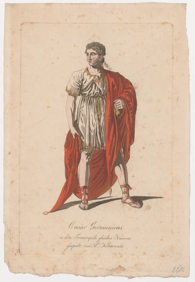 Josef Koberwein, Verweis auf Stücktitel: Germanicus