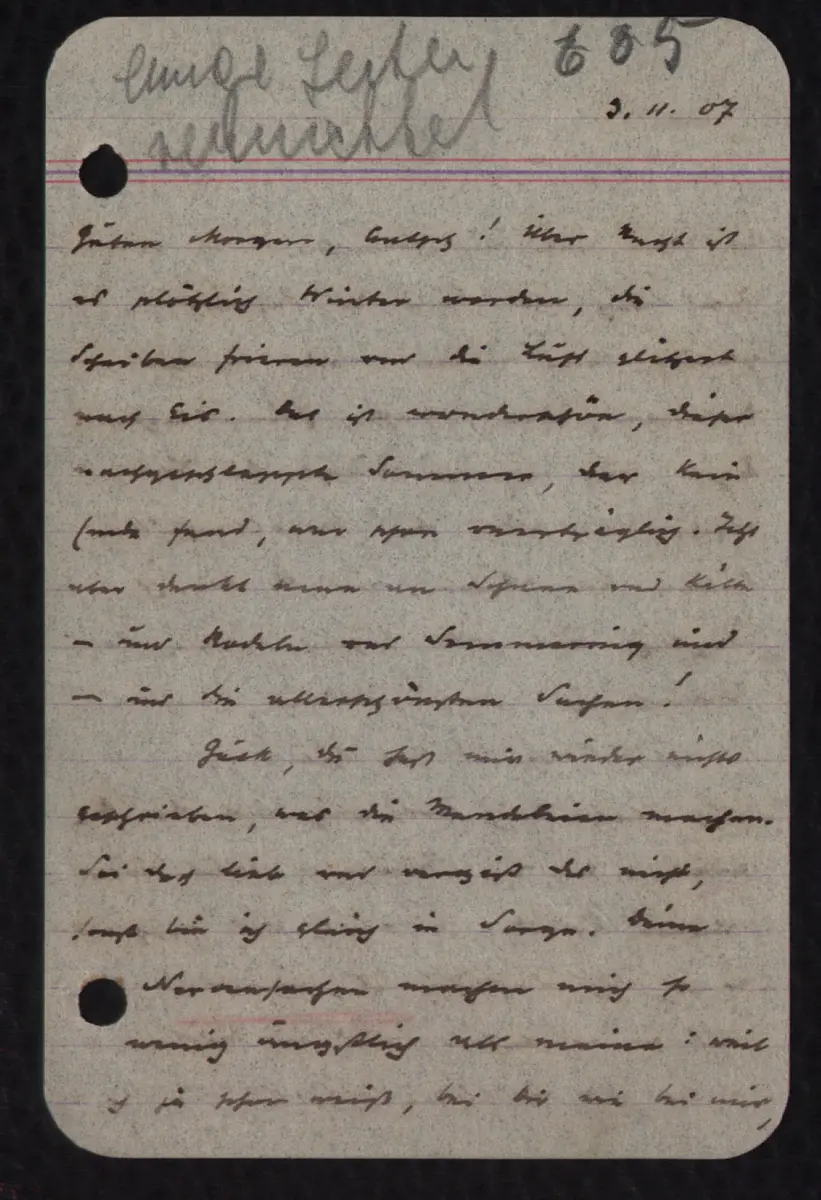 Aufzeichnung