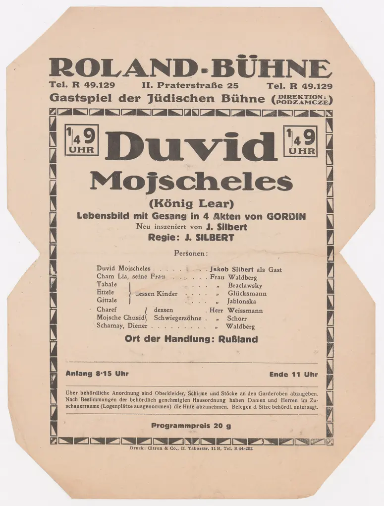 Duvid Mojscheles (König Lear)