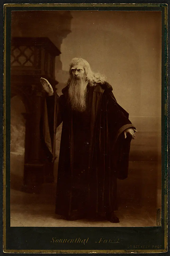 Adolf von Sonnenthal, Verweis auf Stücktitel: Faust