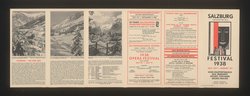 Salzburger Festspiele 1938, Titel in Vorlageform: Salzburg Festival 1938, Verweis auf Stücktitel: Cosi fan tutte, Verweis auf Stücktitel: Don Giovanni, Verweis auf Stücktitel: Falstaff, Verweis auf Stücktitel: Fidelio, Verweis auf Stücktitel: Die Meistersinger von Nürnberg, Verweis auf Stücktitel: Le nozze di figaro, Verweis auf Stücktitel: Orpheus und Eurydike, Verweis auf Stücktitel: Der Rosenkavalier, Verweis auf Stücktitel: Tannhäuser, Verweis auf Stücktitel: Die Zauberflöte, Verweis auf Stücktitel: Jedermann, Verweis auf Stücktitel: Faust