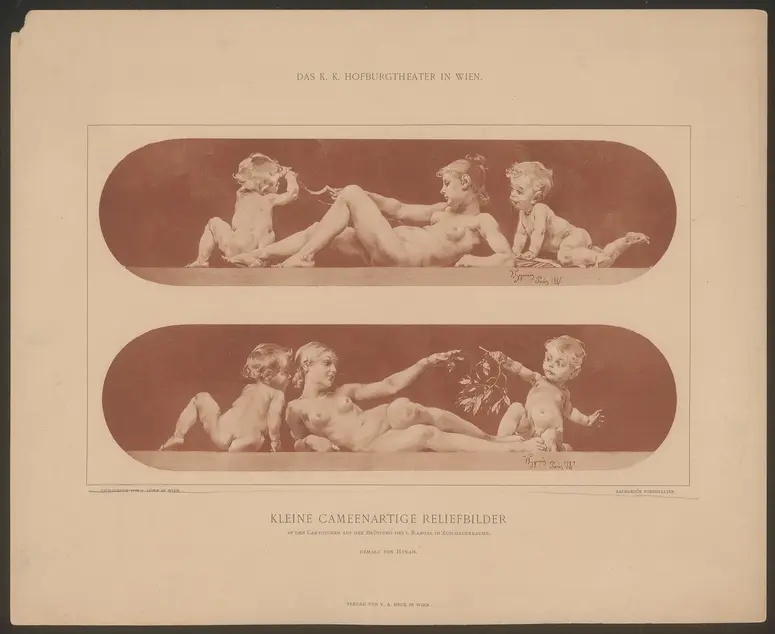 Wien, Burgtheater, Titel in Vorlageform: Das K.K. Hofburgtheater in Wien