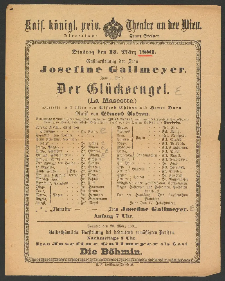Der Glücksengel, Originaltitel: La mascotte