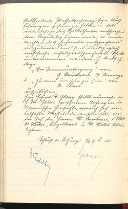 Protokolle der Ausschusssitzungen des Vereines des Deutschen Volkstheaters in Wien