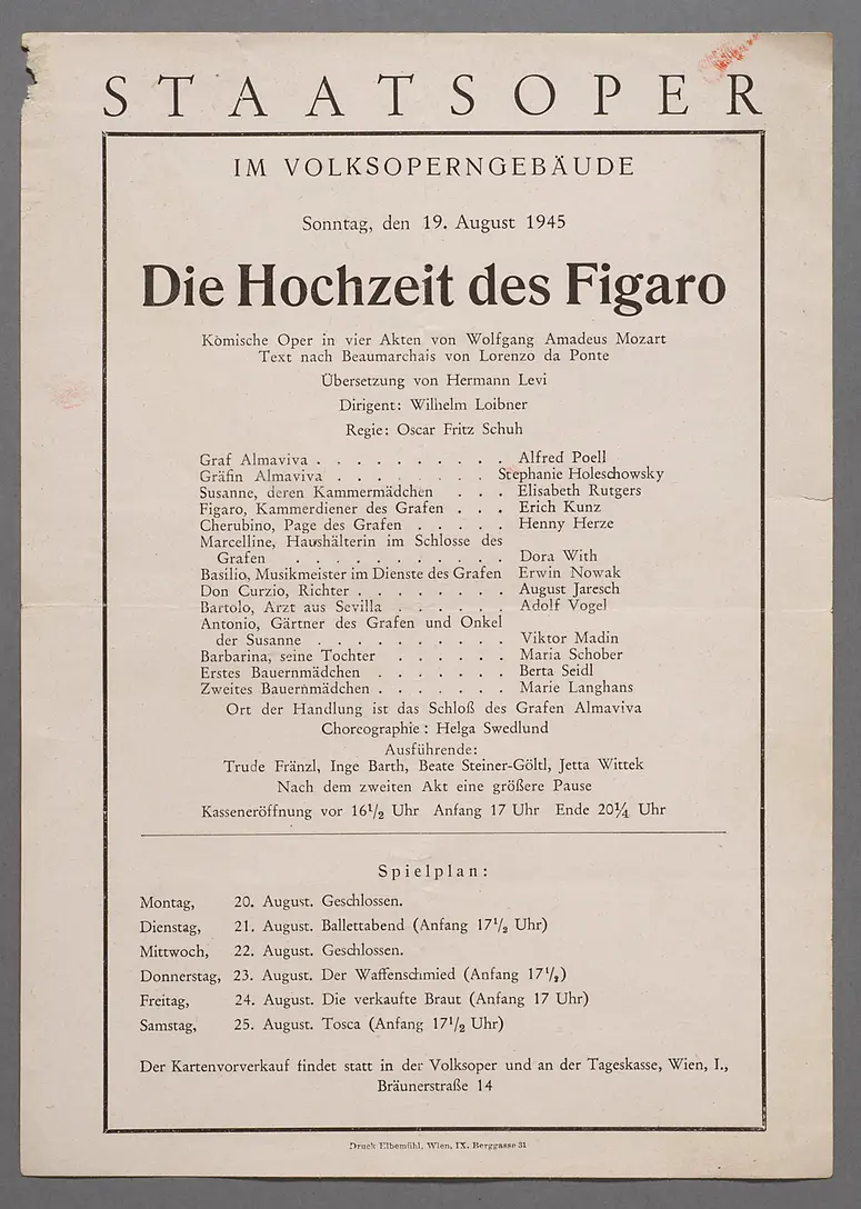 Die Hochzeit des Figaro