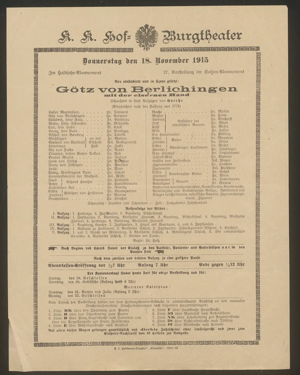 Götz von Berlichingen mit der eisernen Hand