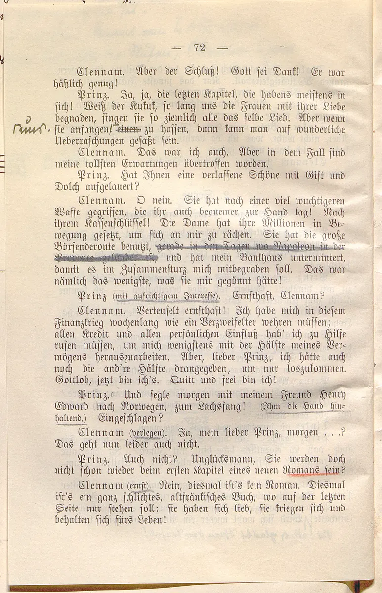 Klein Dorrit. Lustspiel in drei Akten
