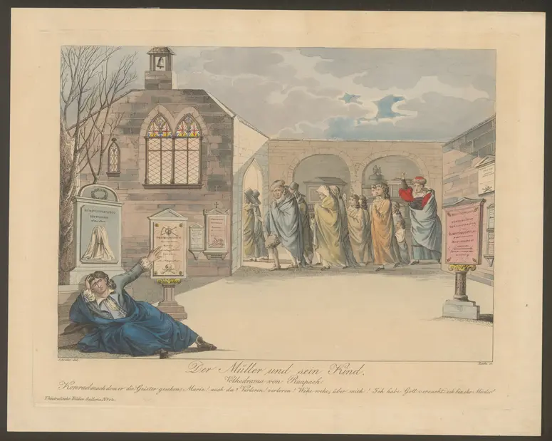 Der Müller und sein Kind, Titel der Serie: Theatralische Bilder-Gallerie, Name der Zeitschrift: Wiener Theaterzeitung