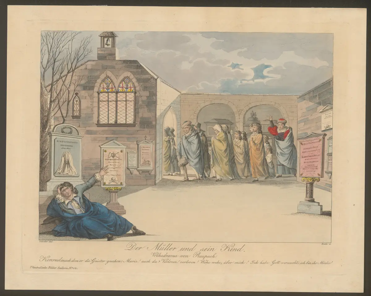 Der Müller und sein Kind, Titel der Serie: Theatralische Bilder-Gallerie, Name der Zeitschrift: Wiener Theaterzeitung