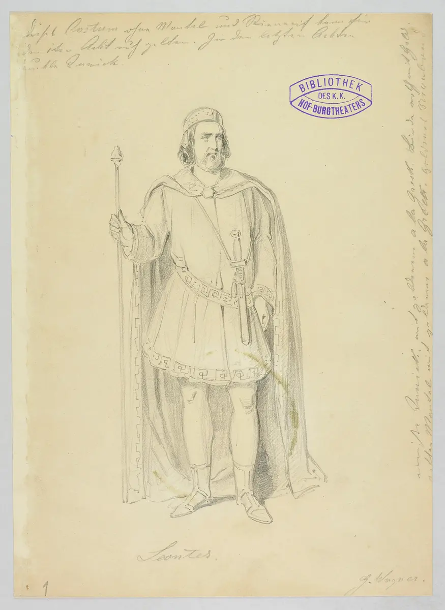 Ein Wintermärchen, Originaltitel: The Winter's Tale, Titel der Serie: Figurinen des k.k. Hof-Burgtheaters