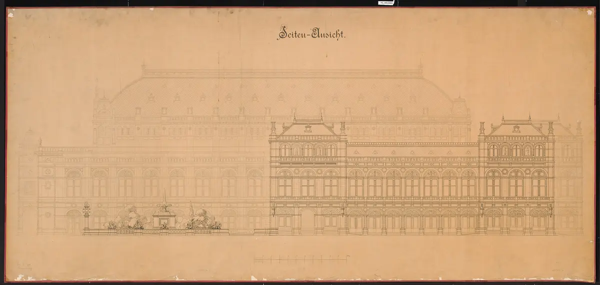 K. u. K. Hof-Opernhaus, Seiten-Ansicht