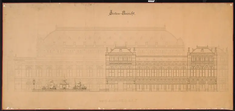 K. u. K. Hof-Opernhaus, Seiten-Ansicht