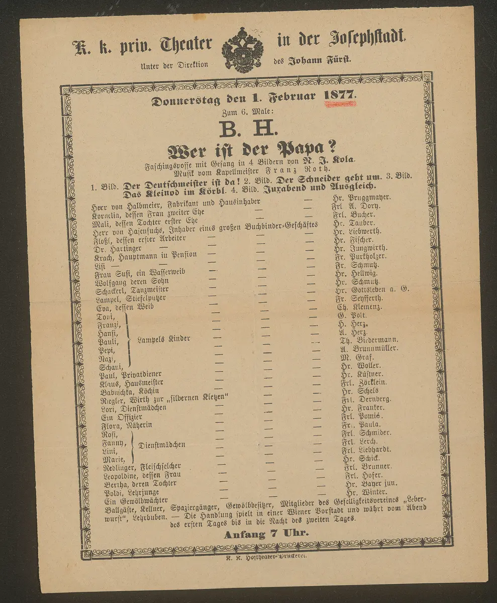 B.H. Wer ist der Papa?, Wem gehört der Bub