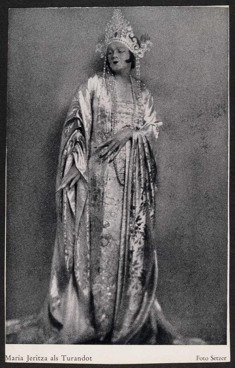 Maria Jeritza, Verweis auf Stücktitel: Turandot
