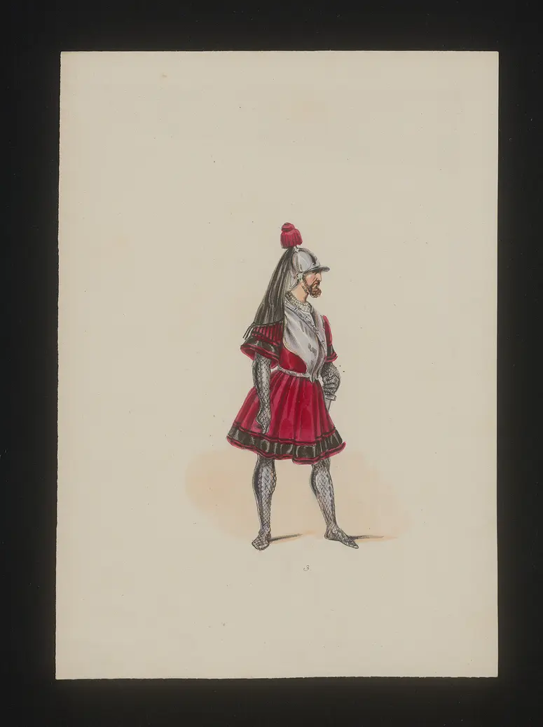 La Sposa di Messina, Titel der Serie: Neue Costume-Sammlung verschiedener Zeiten und Nationen