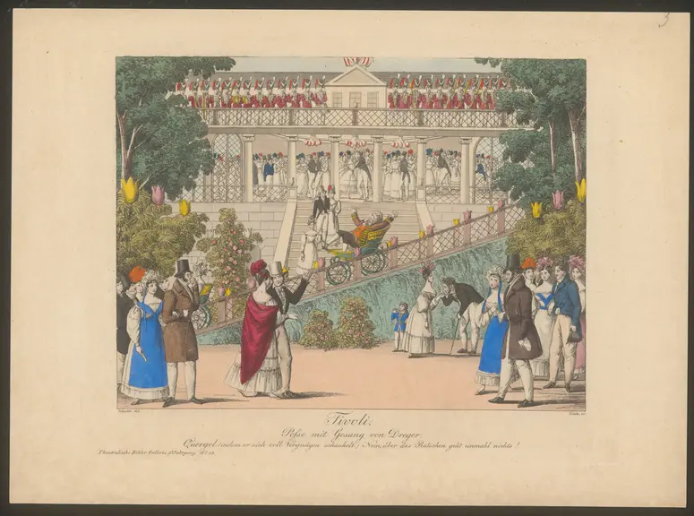 Tivoli, Titel der Serie: Theatralische Bilder-Gallerie, Name der Zeitschrift: Wiener Theaterzeitung