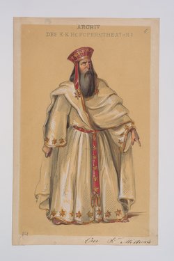 Semiramis, Originaltitel: Semiramide, Titel der Serie: Figurinen des k.k. Hofoperntheaters