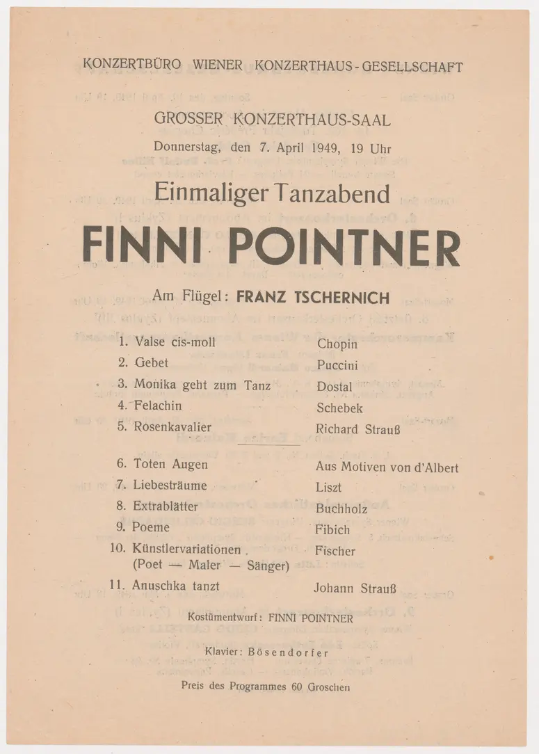 Einmaliger Tanzabend Finni Pointner