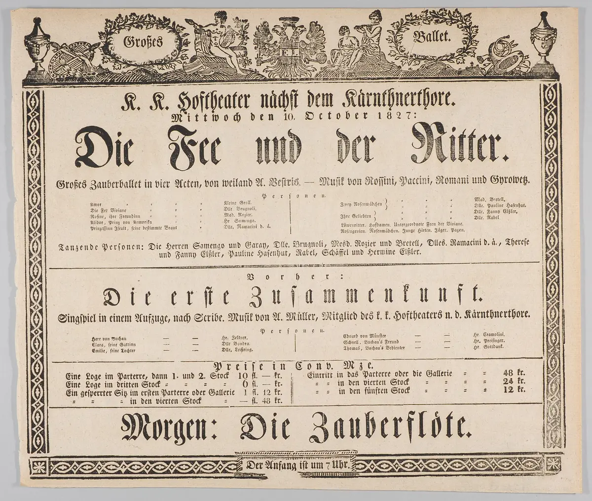Die Fee und der Ritter, Die erste Zusammenkunft