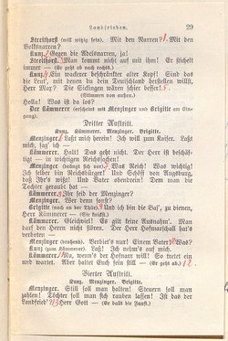 Landfrieden. Deutsche Komödie in drei Aufzügen