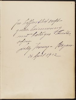 Gästebuch. Atelier Franz-Xaver Setzer, Wien