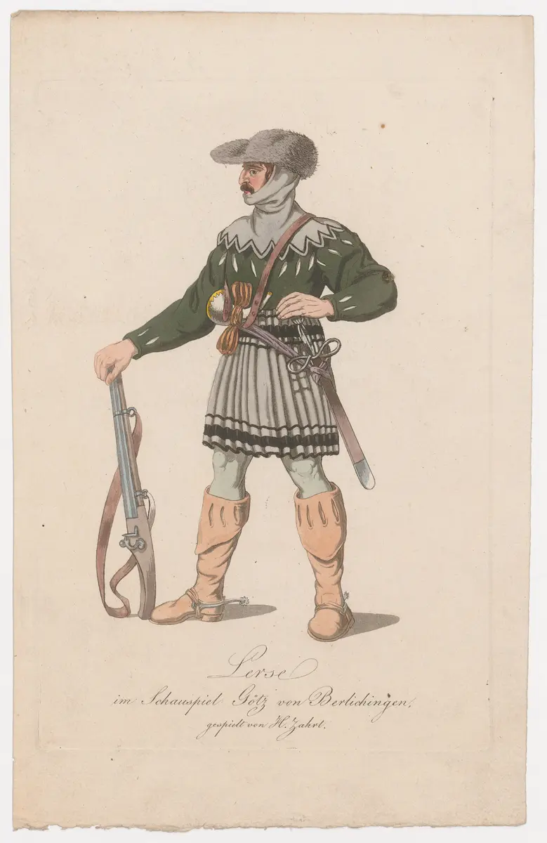 Friedrich Zahrt, Verweis auf Stücktitel: Götz von Berlichingen
