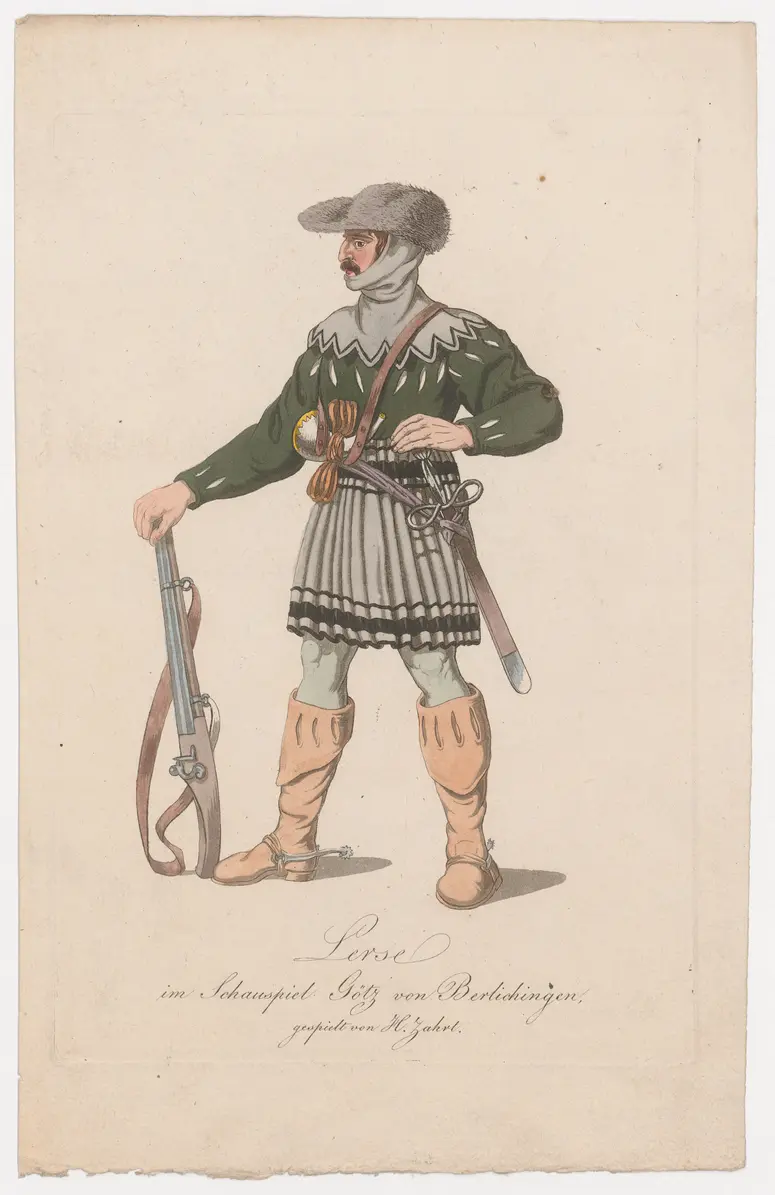 Friedrich Zahrt, Verweis auf Stücktitel: Götz von Berlichingen