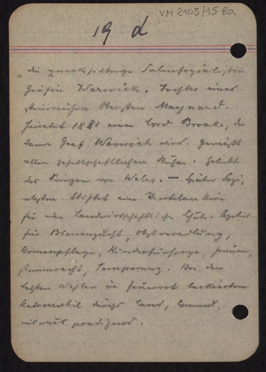 Aufzeichnung