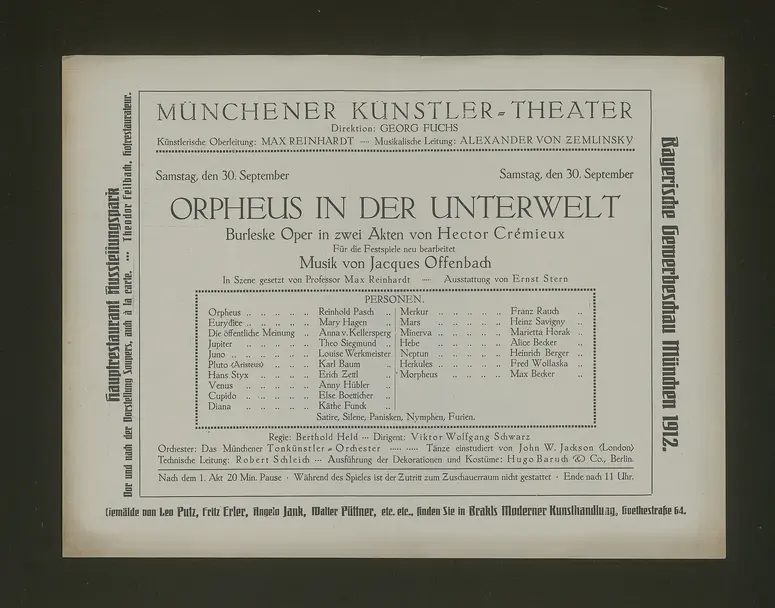 Orpheus in der Unterwelt