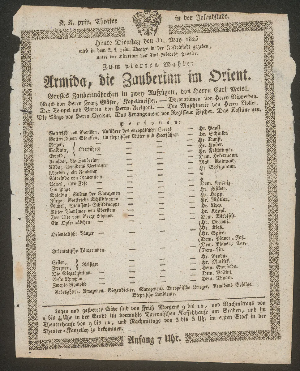 Armida , die Zauberin im Orient