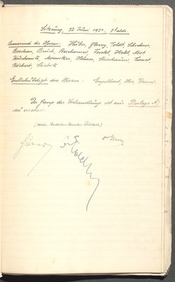 Protokolle der Ausschusssitzungen des Vereines des Deutschen Volkstheaters in Wien