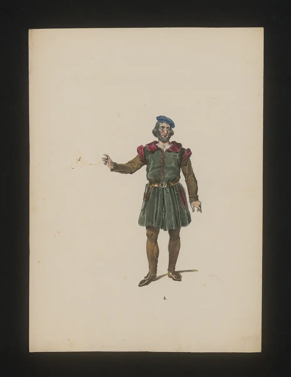 König und Bauer, Titel der Serie: Neue Costume-Sammlung verschiedener Zeiten und Nationen