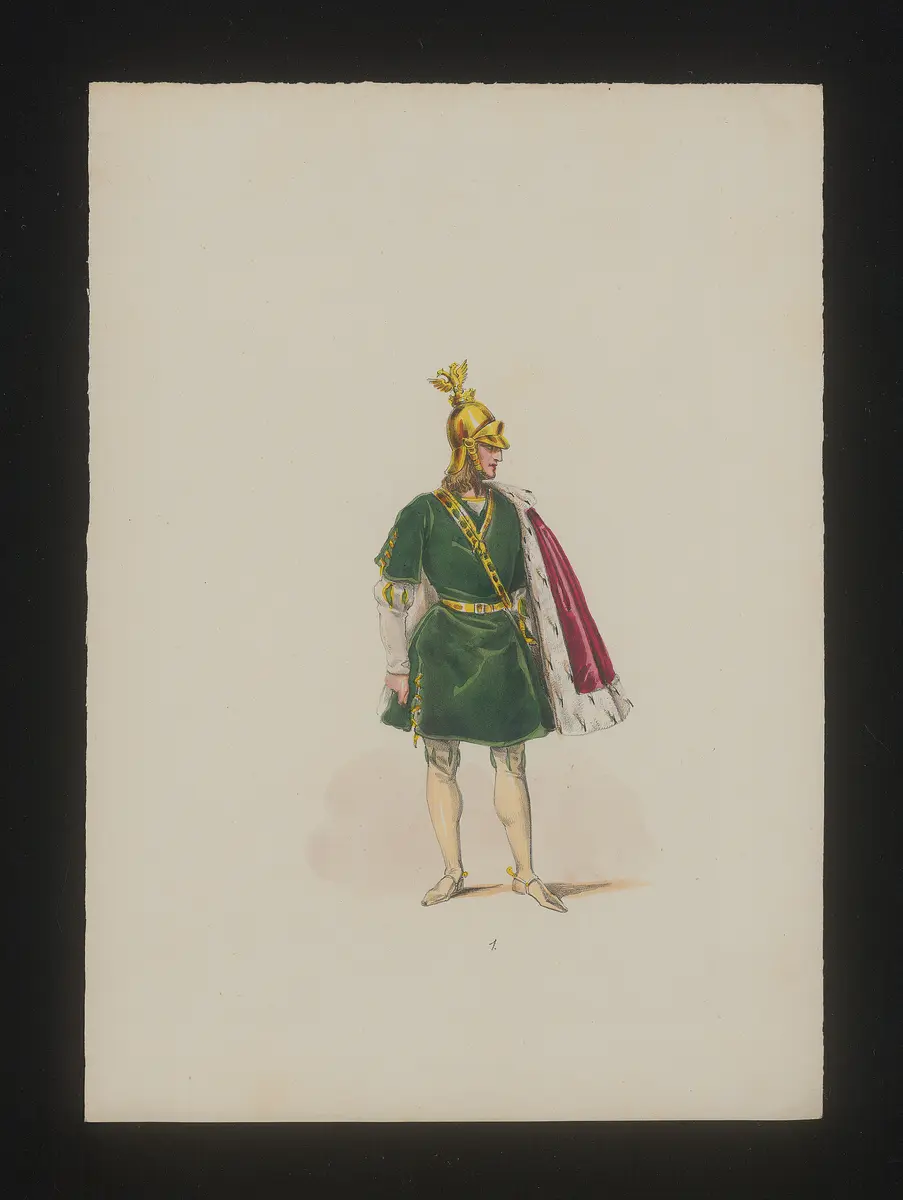 Die Kronenwächter, Titel der Serie: Neue Costume-Sammlung verschiedener Zeiten und Nationen