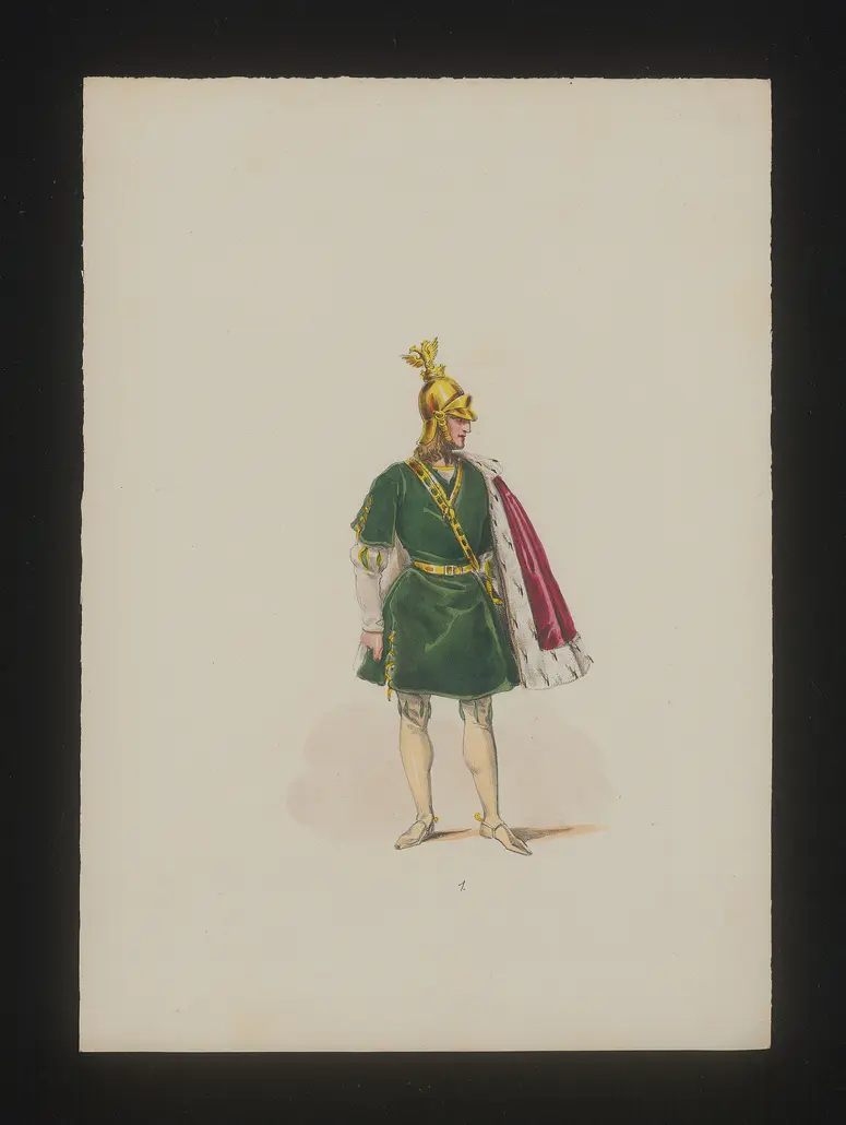 Die Kronenwächter, Titel der Serie: Neue Costume-Sammlung verschiedener Zeiten und Nationen