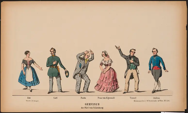 Gervinus - der Narr vom Untersberg, Titel der Serie: Trentsensky-Bogen, Titel der Serie: Großes Theater