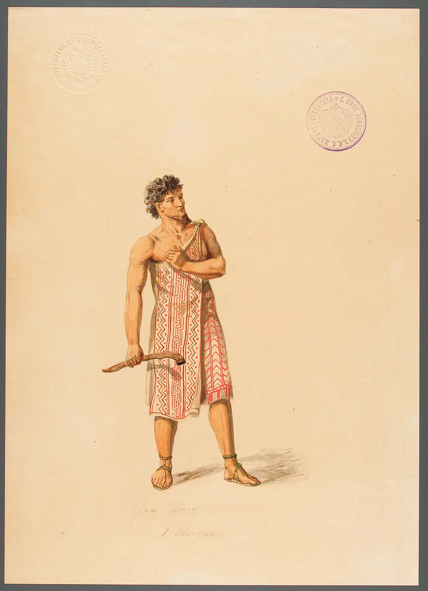 Die Zauberflöte, Titel der Serie: Figurinen des k.k. Hofoperntheaters