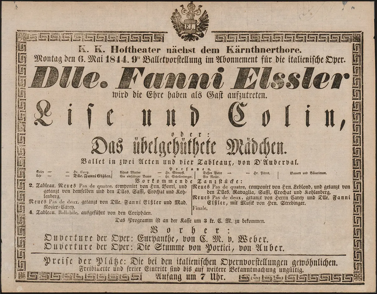 Lise und Colin oder: Das übelgehüthete Mädchen, Alternativtitel: La fille mal gardée