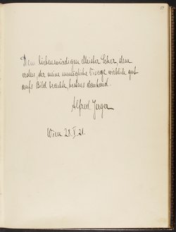 Gästebuch. Atelier Franz-Xaver Setzer, Wien