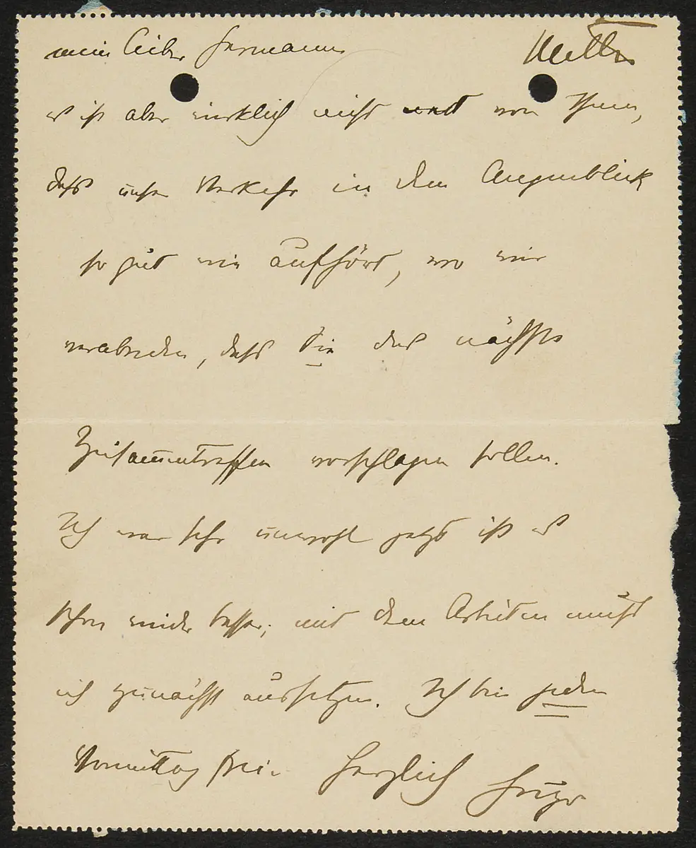 Kartenbrief
