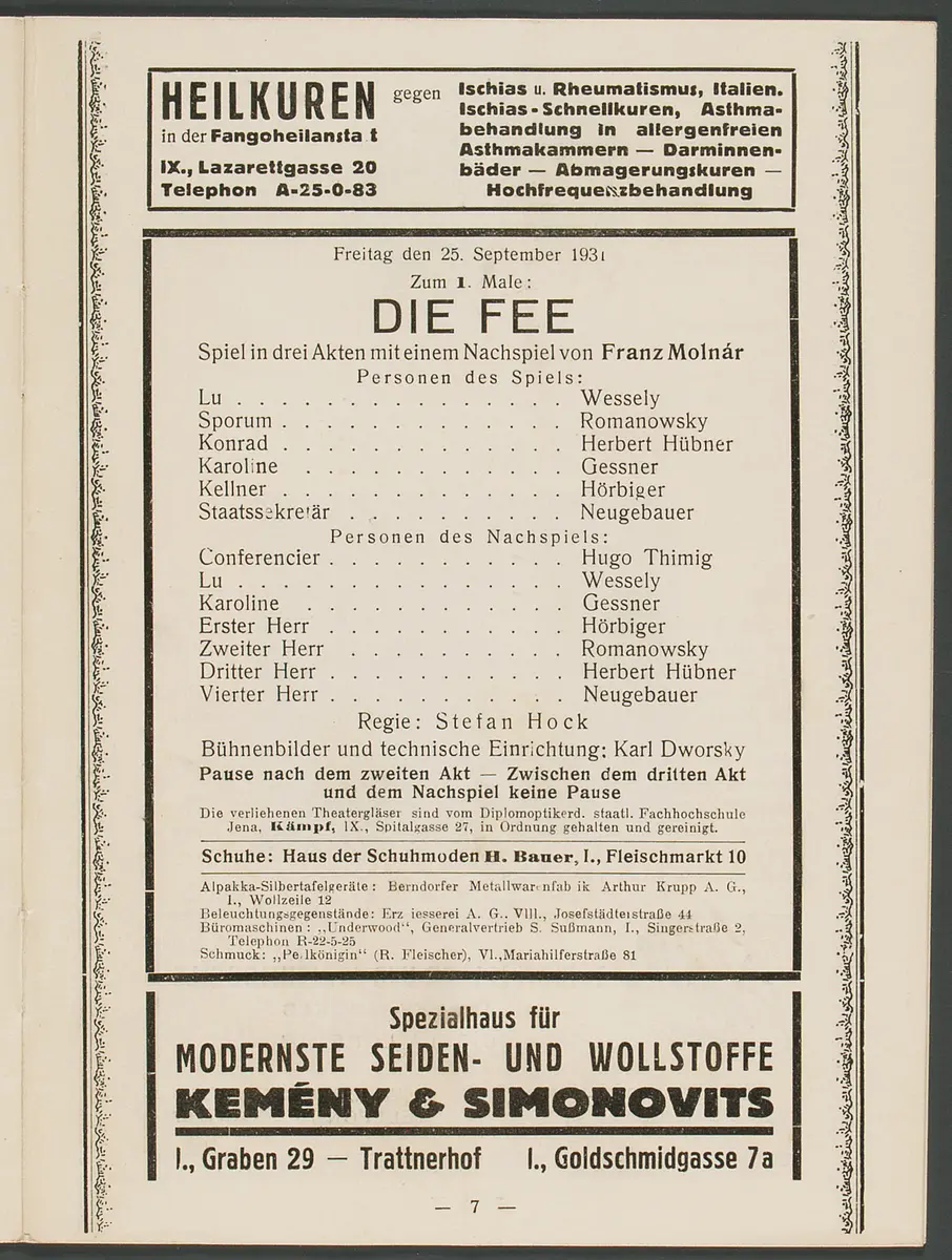 Die Fee, Originaltitel: A jó tündér