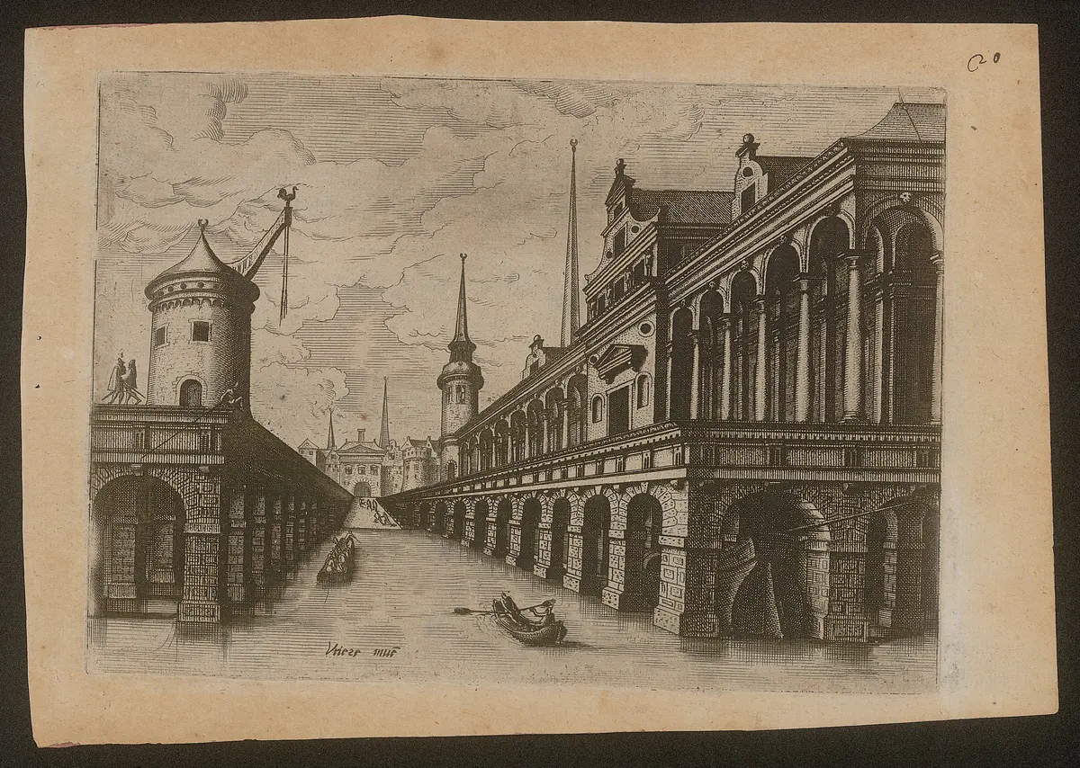 ohne Titel, Titel der Serie: Kleine perspektivische Architekturansichten