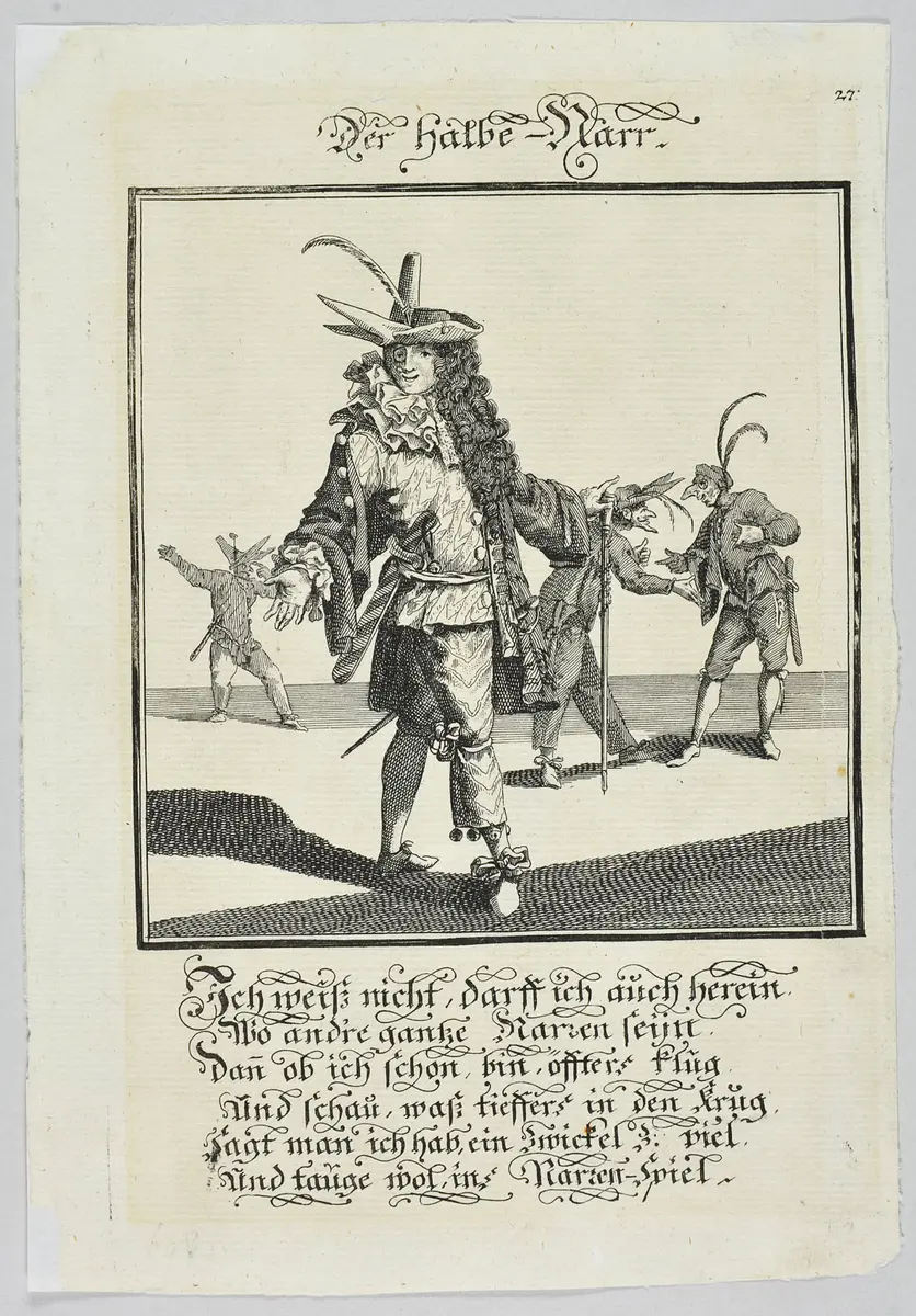 Der halbe-Narr, Suchtitel: Commedia dell'arte