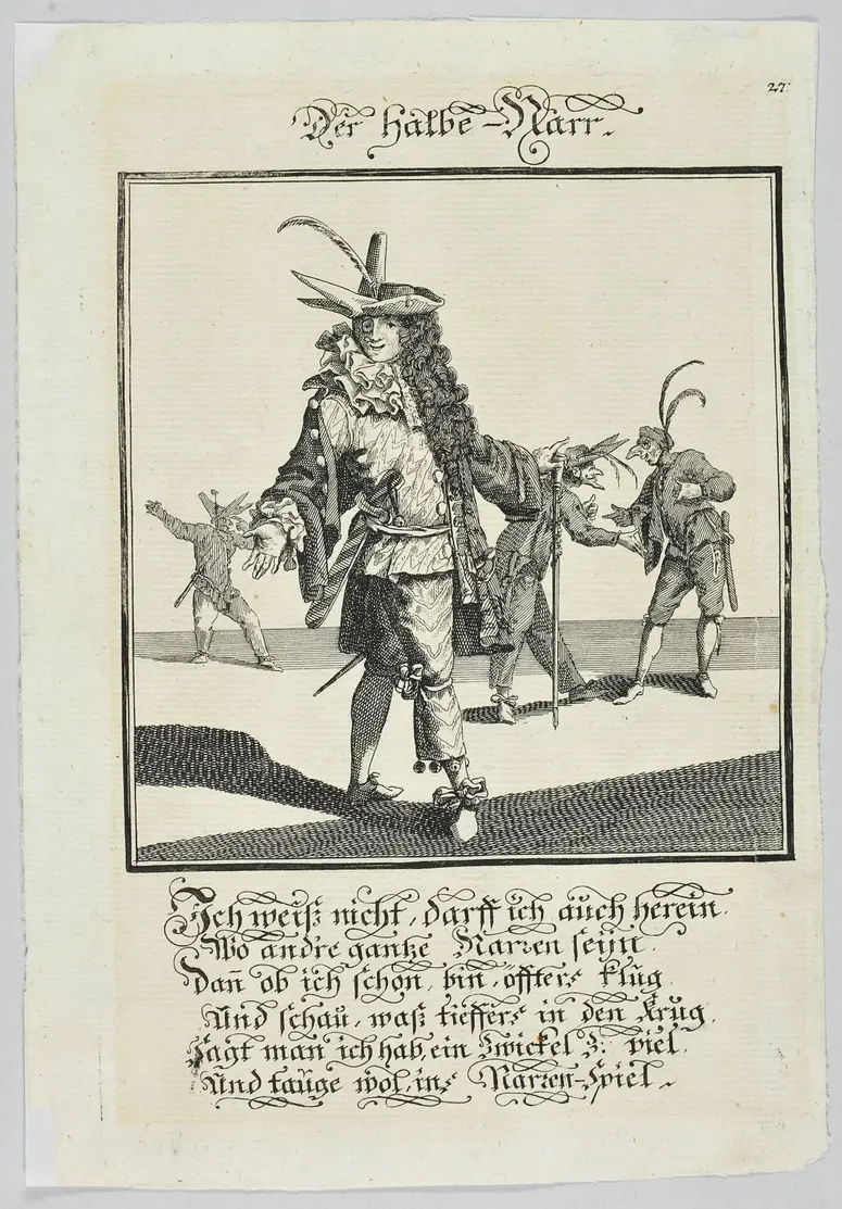 Der halbe-Narr, Suchtitel: Commedia dell'arte