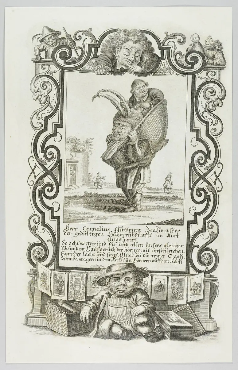 Il Callotto resuscitato oder Neü eingerichtes Zwerchen Cabinett, Herr Cornelius Guttman...