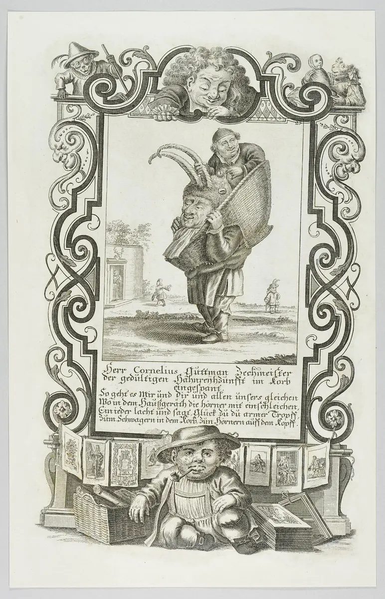Il Callotto resuscitato oder Neü eingerichtes Zwerchen Cabinett, Herr Cornelius Guttman...